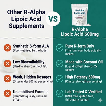 R-Alpha Lipoic Acid Softgel Extracts