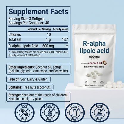 R-Alpha Lipoic Acid Softgel Extracts