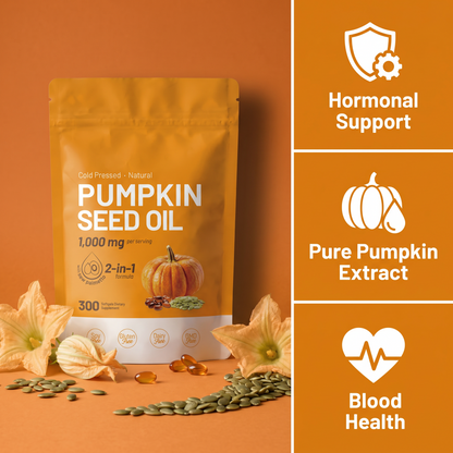 Pumpkin Seed Oil and Saw Palmetto Softgels F