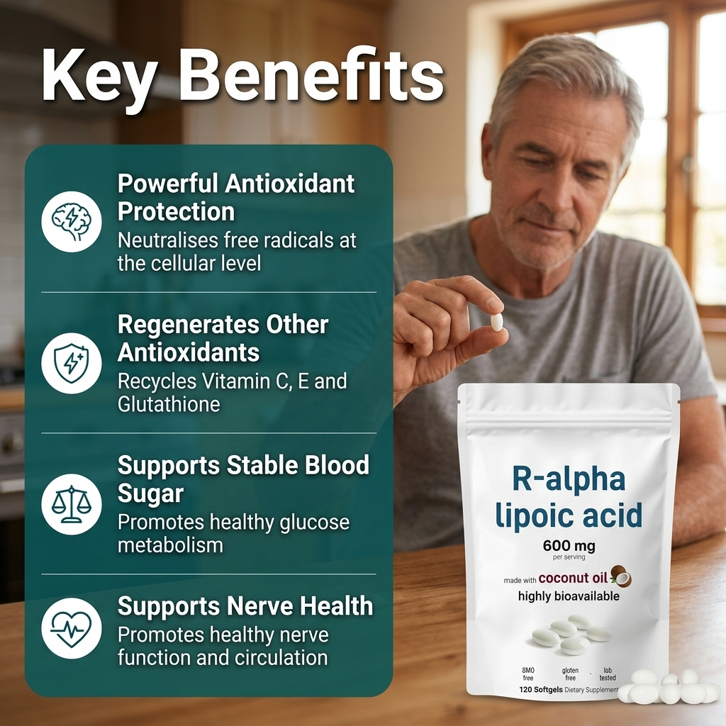 R-Alpha Lipoic Acid Softgel Extracts
